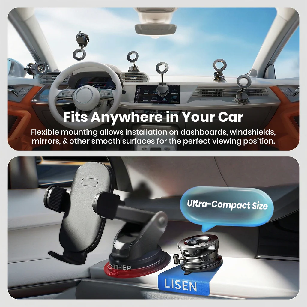 LISEN- 360° TRI-AXIS MagSafe Phone Holder Rotatable & Foldable - Image 13