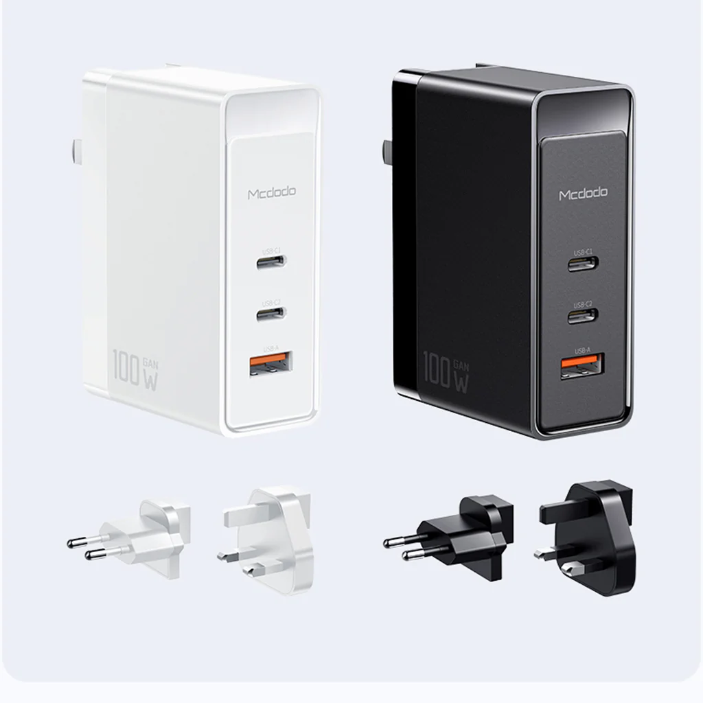MCDODO- 100W Gan Charger with EU, UK plugs (CH-8101 Pro) - Image 20