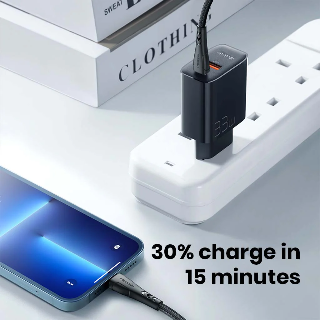 Mcdodo- 33W PD Wall Charger with Type C Cable - Image 5