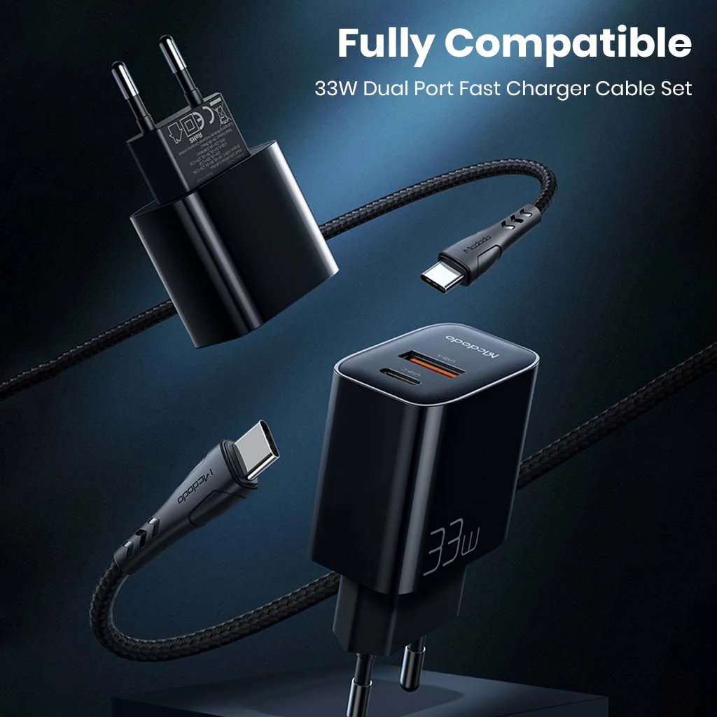 Mcdodo- 33W PD Wall Charger with Type C Cable - Image 9