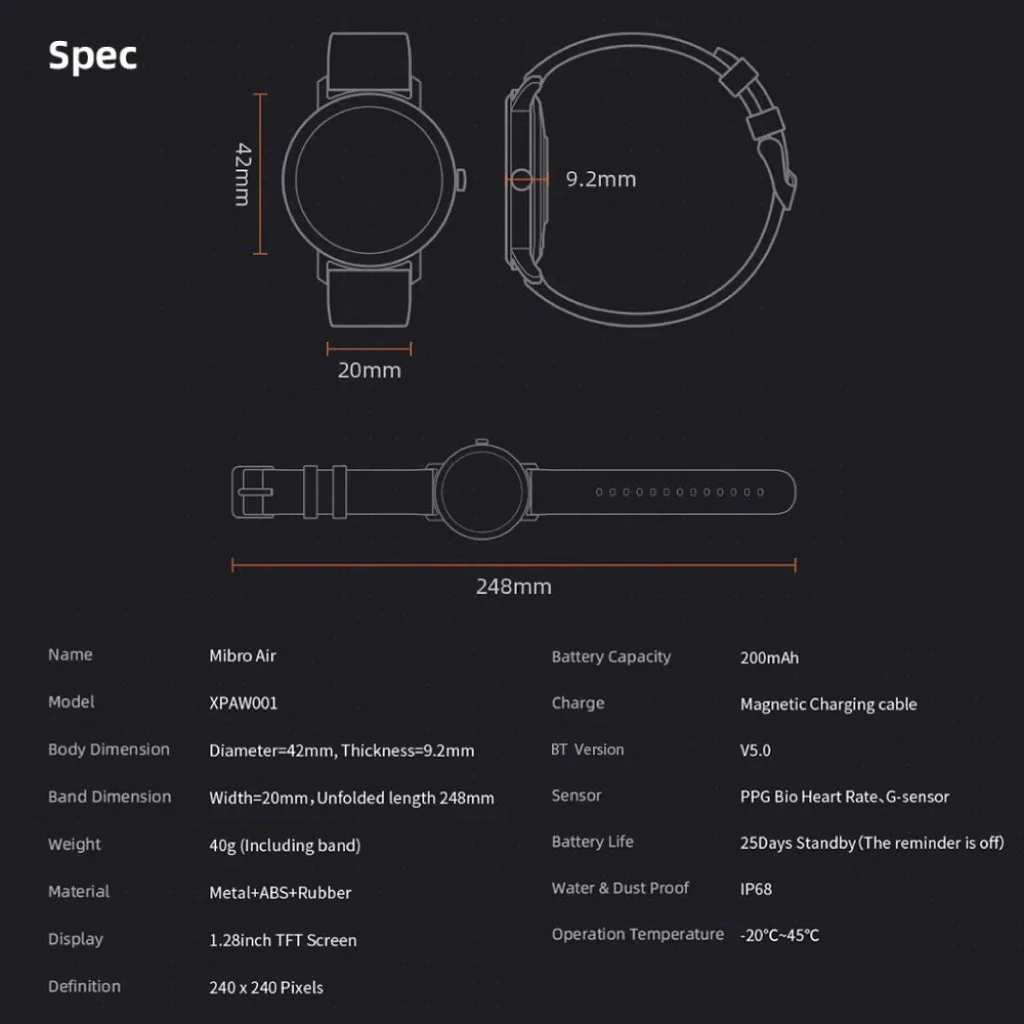 Mibro - Air Smart Watch - Image 50