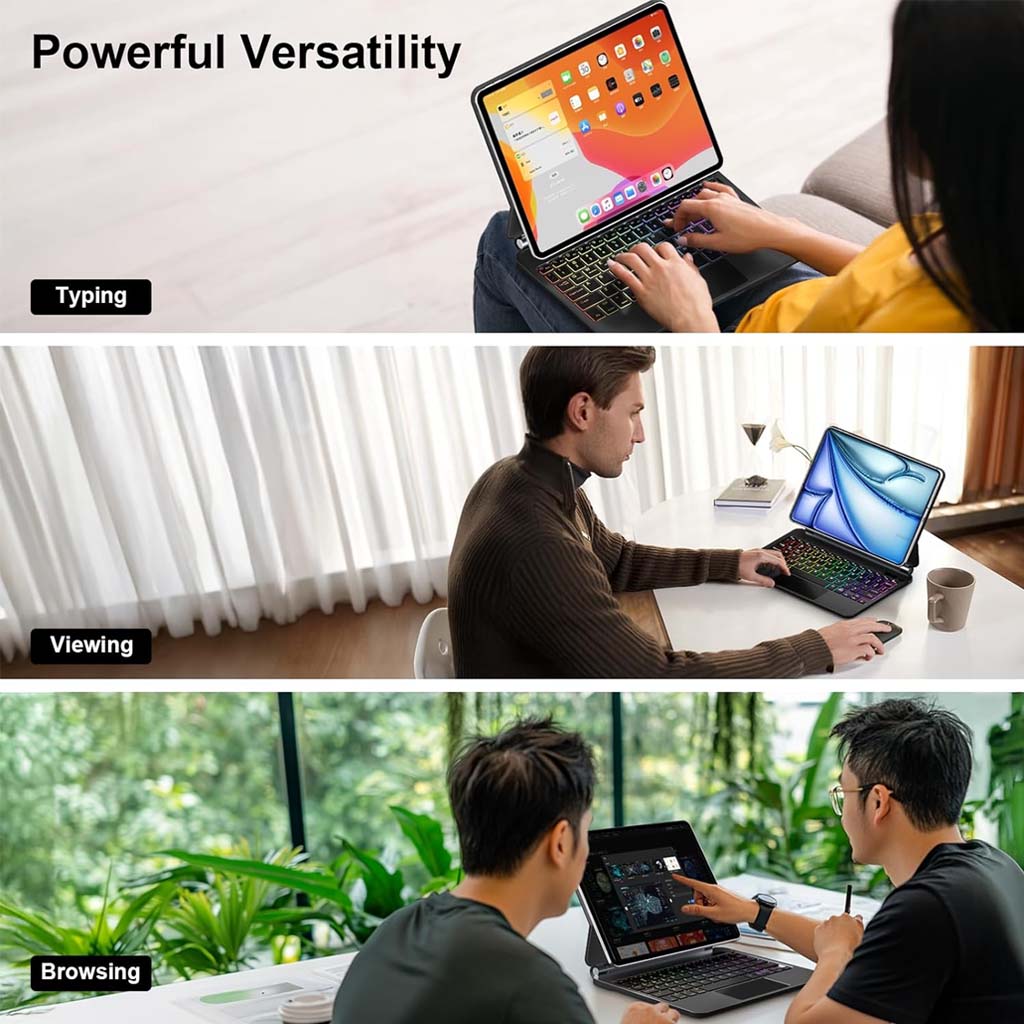 MK-10 Keyboard Case for iPad 11th Gen A16 2025 & iPad 10th Gen 2022 - Image 7
