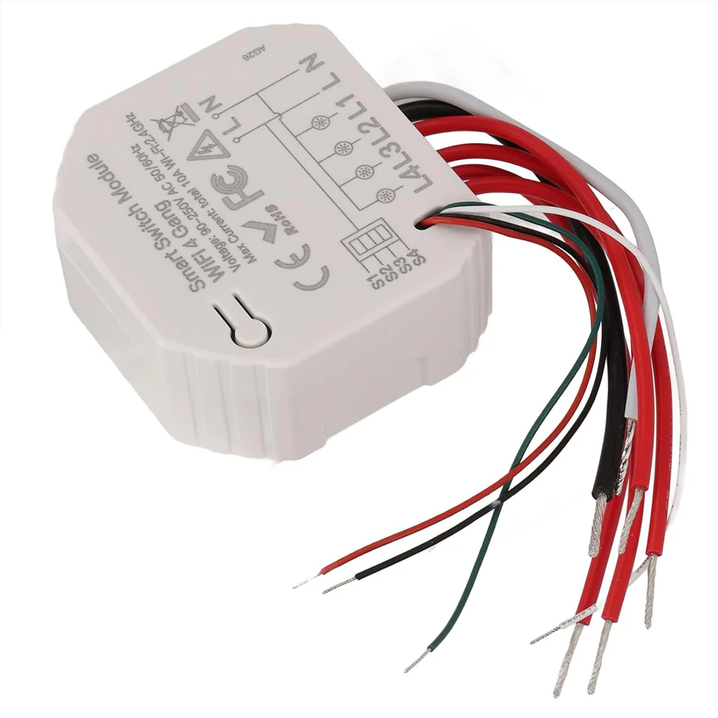 MOES 104D 4Gang 10A WiFi Switch Module