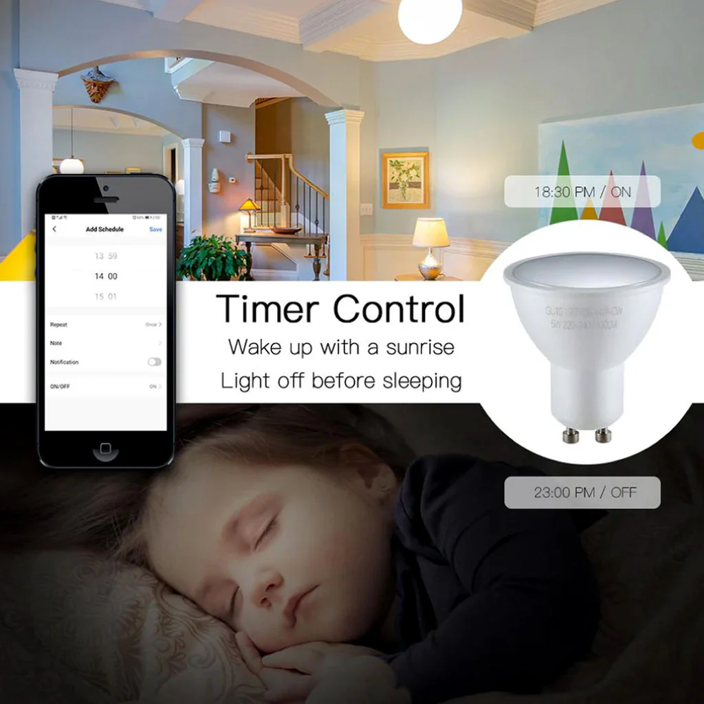 MOES - 5W WiFi Smart LED Bulb - Image 6