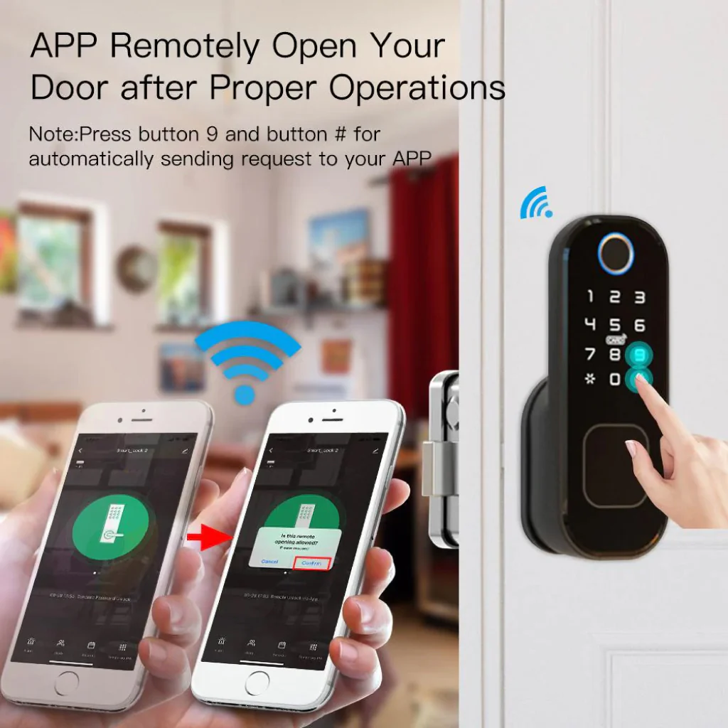 MOES - WDL-R5 WiFi Smart Door Lock - Image 3