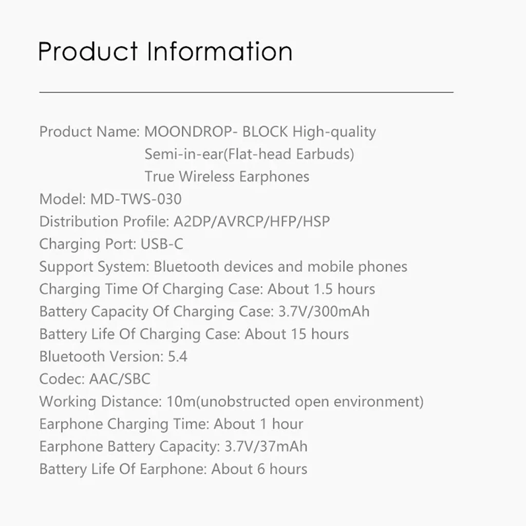 MOONDROP - BLOCK V5.4 Bluetooth True Wireless TWS Earbuds - Image 15