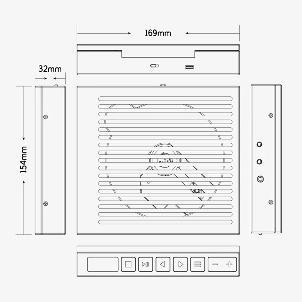 MOONDROP DiscDream 2 Ultra Portable HiFi CD Player - Image 12