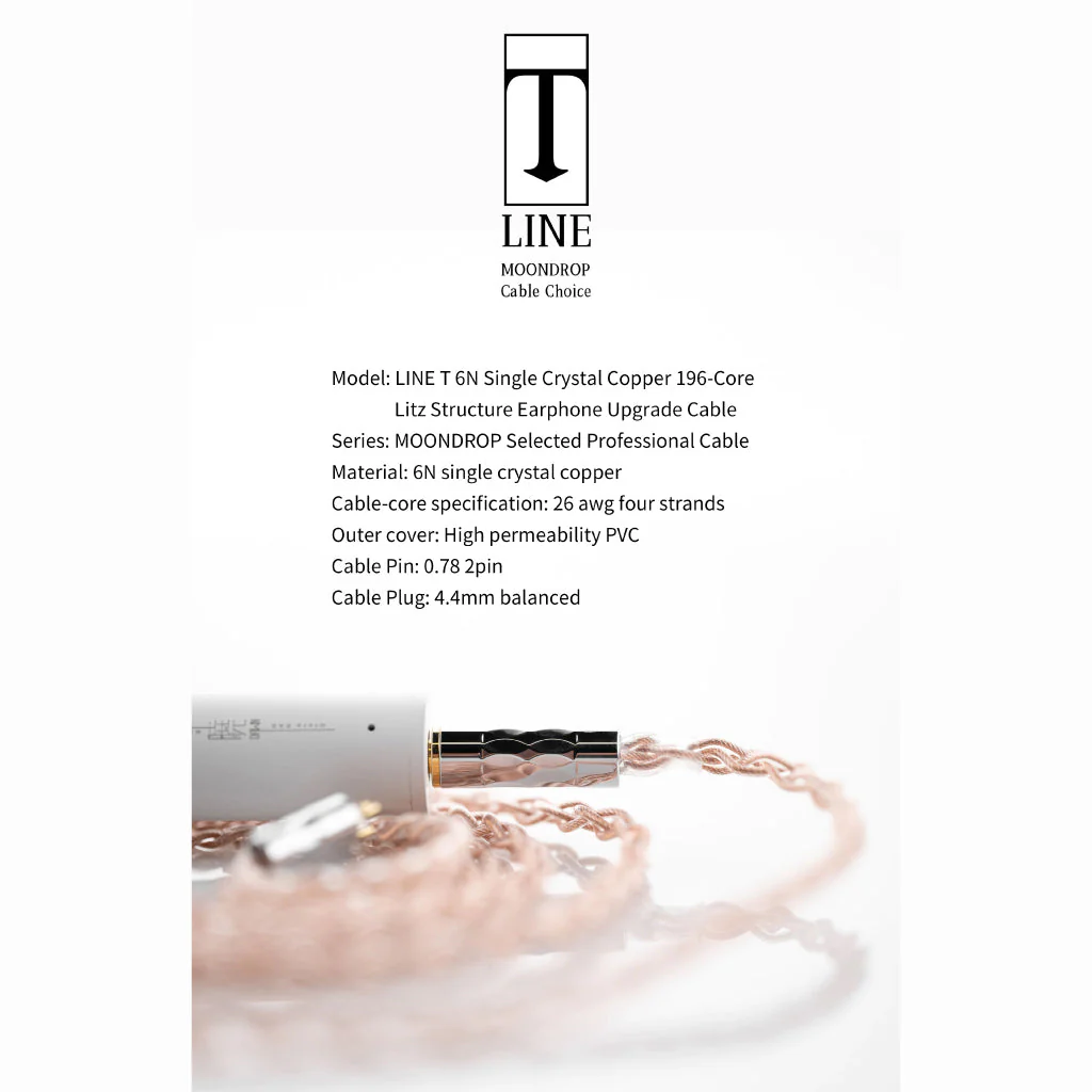 MOONDROP - LINE-T Upgrade Cable for IEM - Image 4