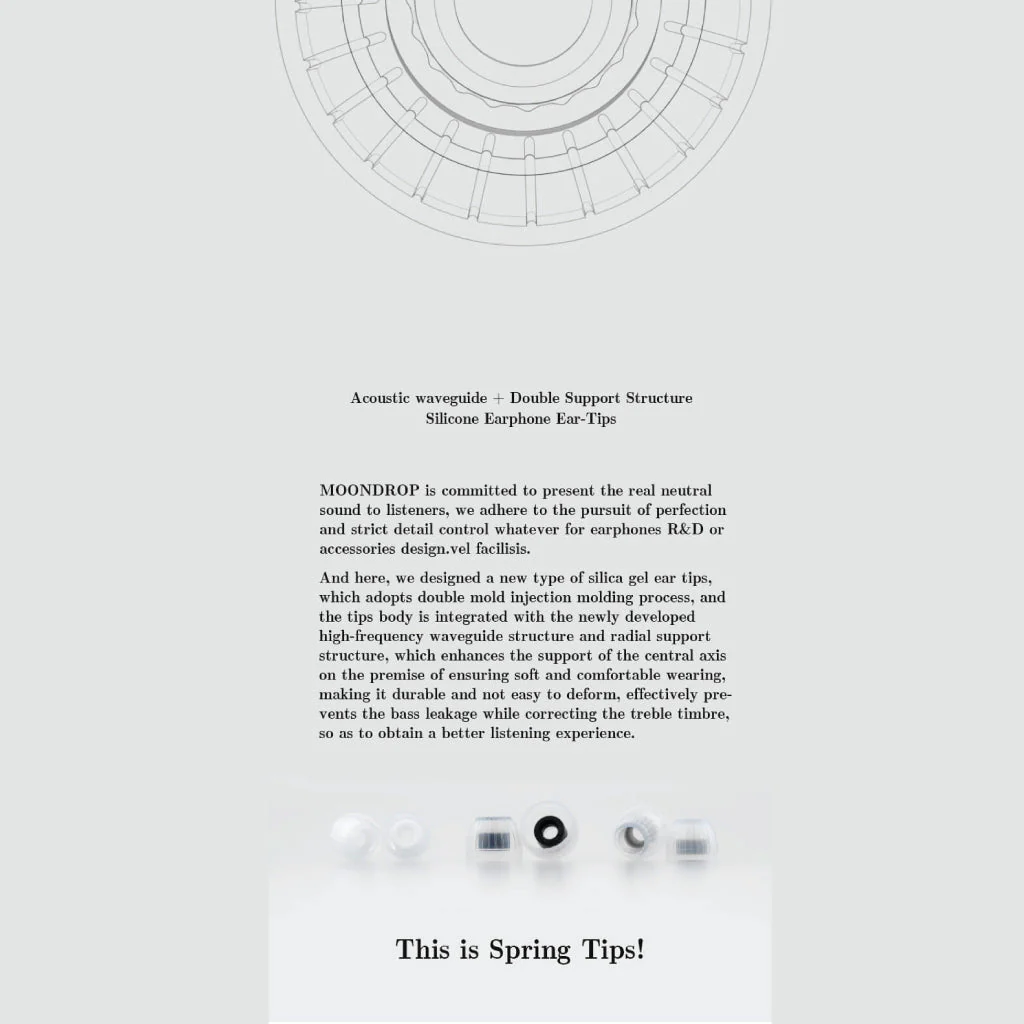 MOONDROP - Spring Tips Silicone Eartips for IEM - Image 24