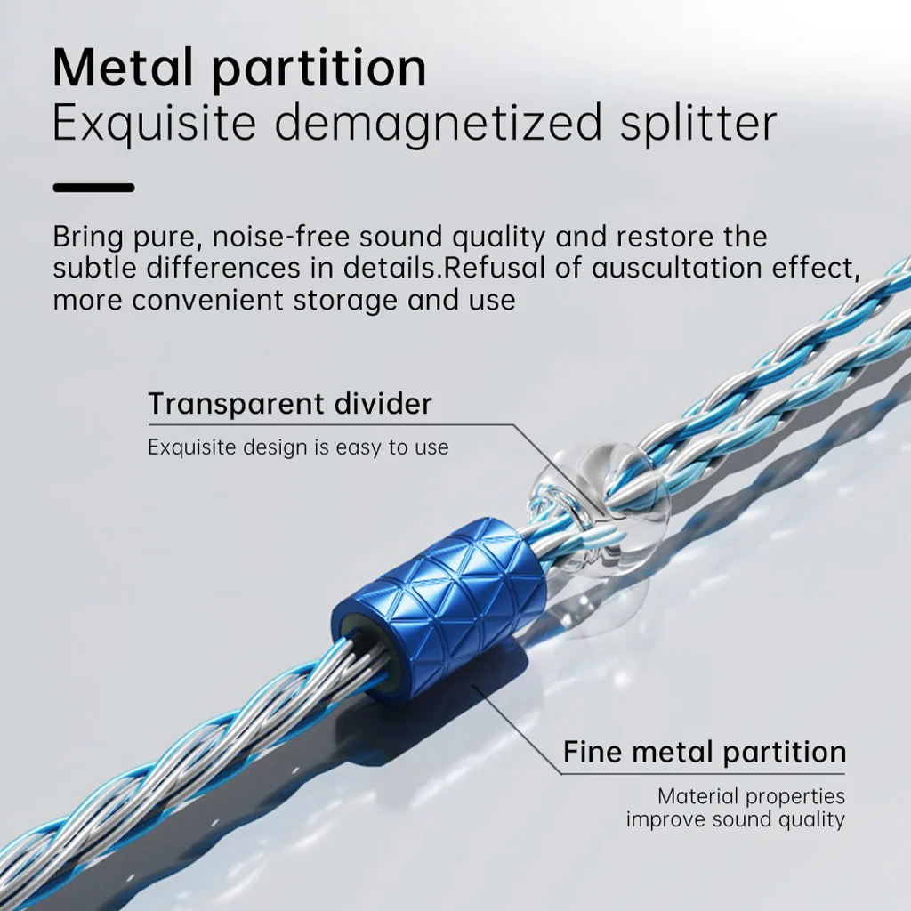 ND - D3 Silver Plated Modular Upgrade Cable for IEM - Image 5