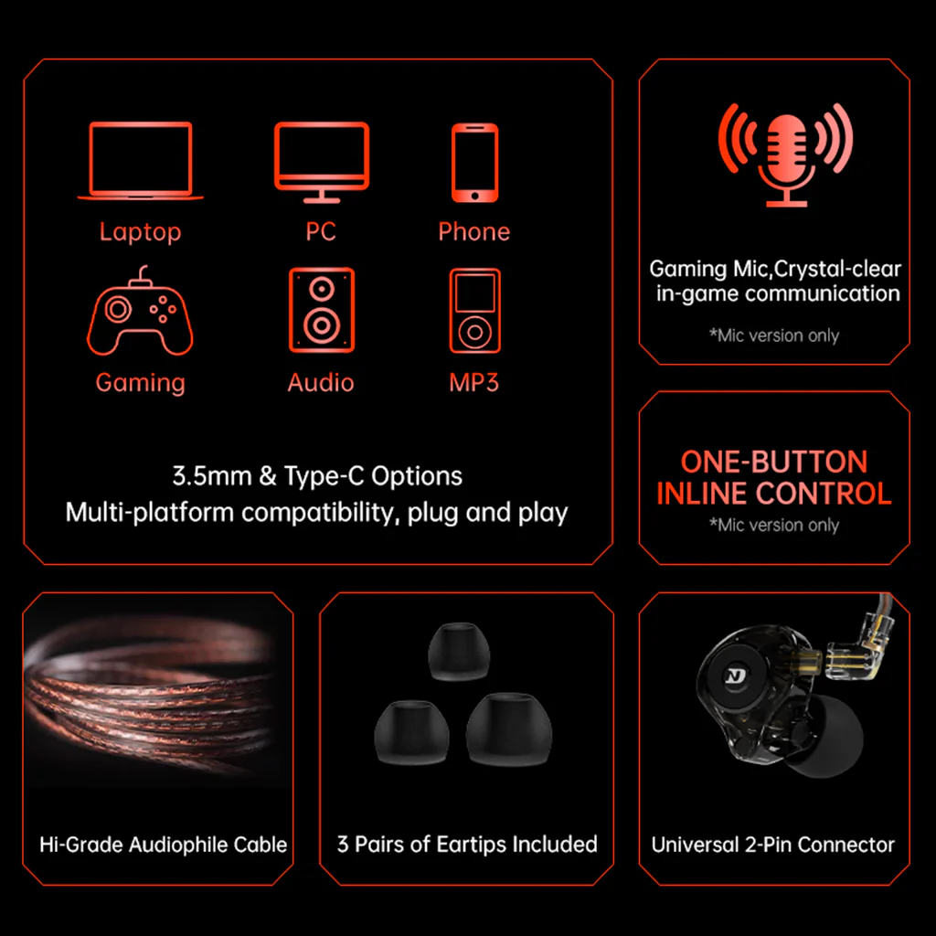 ND - LEO 10mm Dynamic Driver In-Ear Monitor - Image 5