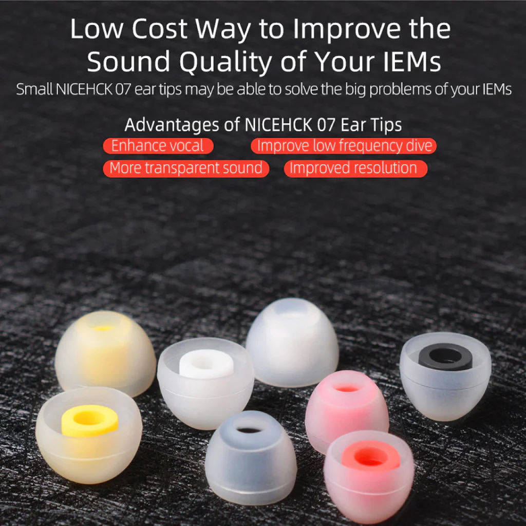 NICEHCK - 07 Silicone Noise Isolating Eartips - Image 3