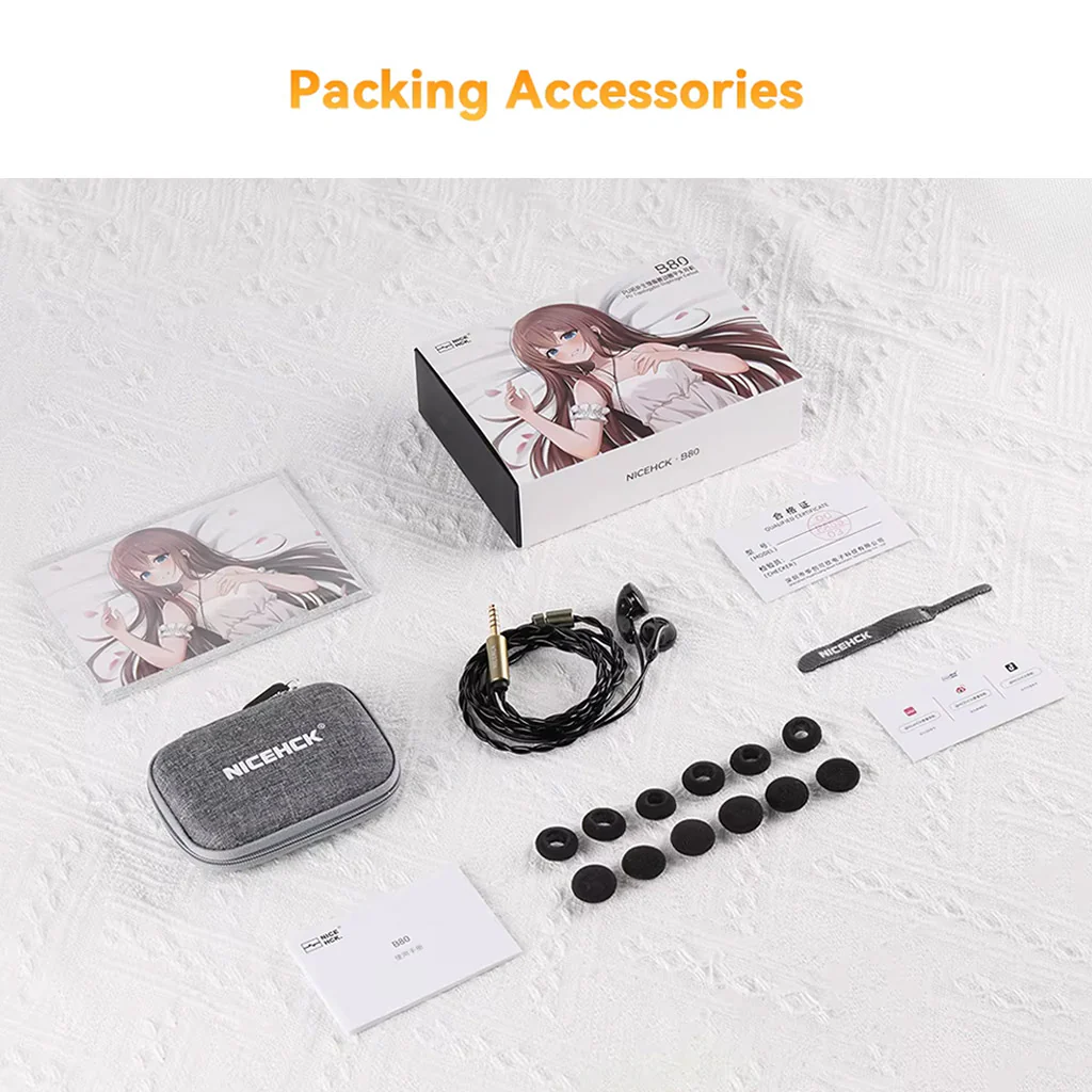 NiceHCK - B80 Flathead Wired Earphone - Image 9