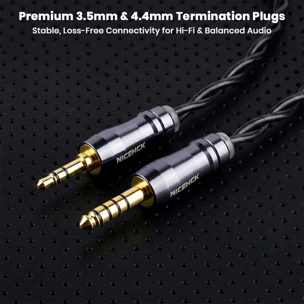 NICEHCK – DuskAg Silver+OCC Shielding Layer IEM Upgrade Cable - Image 3