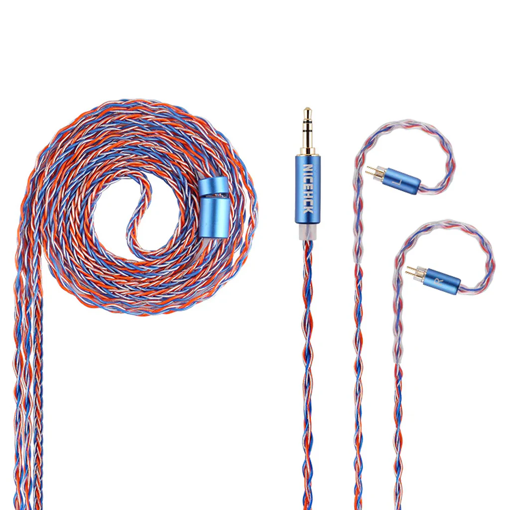 NiceHCK - NewGarden 8 Core OFC Silver Plated Upgrade Cable for IEM