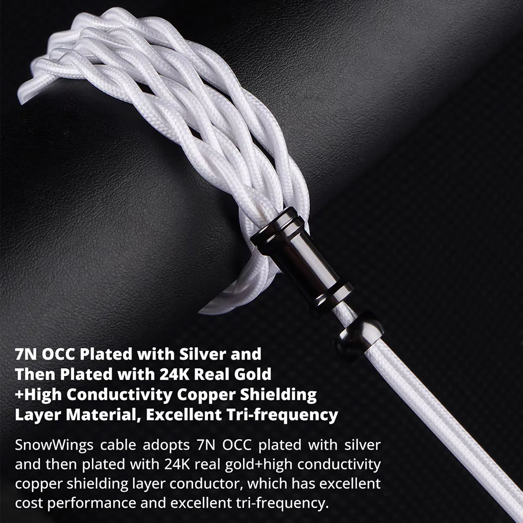 NiceHCK SnowWings OCC Upgrade Cable for IEMs - Image 2
