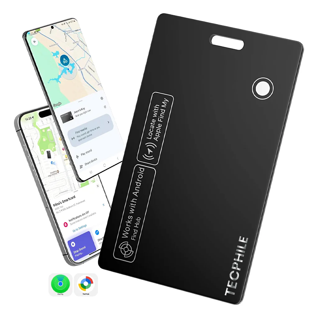 Nutale – Card Tracker Smart Air Tag for Apple & Android Rechargeable Bluetooth Finder