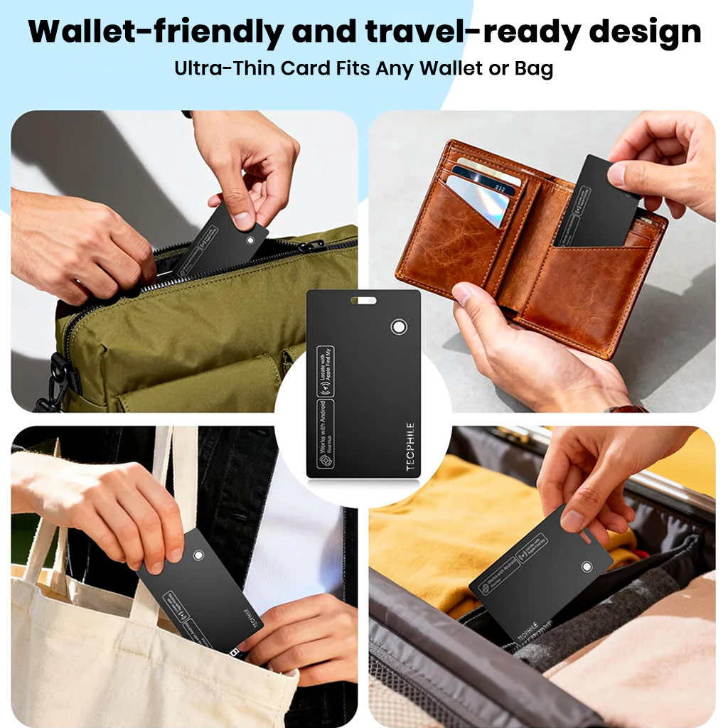 Nutale – Card Tracker Smart Air Tag for Apple & Android Rechargeable Bluetooth Finder - Image 3