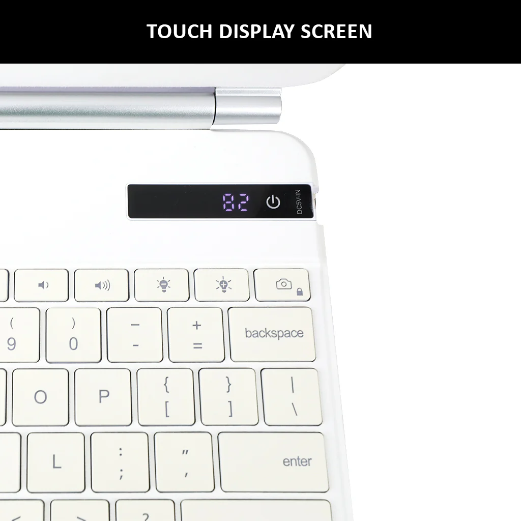TECPHILE - P129 Pro Wireless Keyboard Case For iPad Pro 12.9 - Image 8