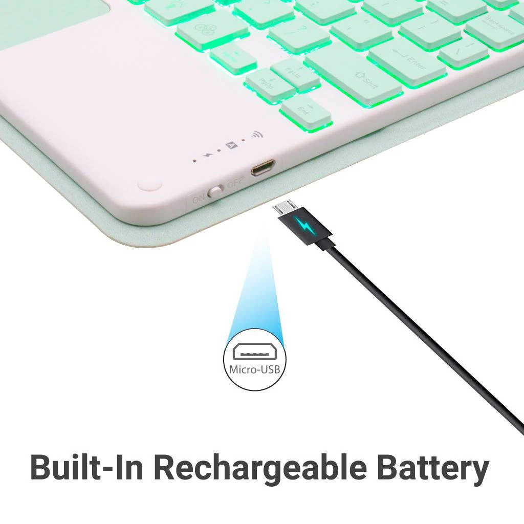 TECPHILE - PS11T Wireless Keyboard Case For iPad - Image 21