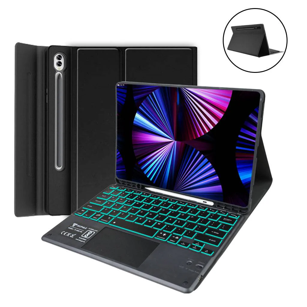 PST-X610 Keyboard Case for Samsung Galaxy Tab S9 Plus 12.4 inch/ S9 FE+ - Image 25