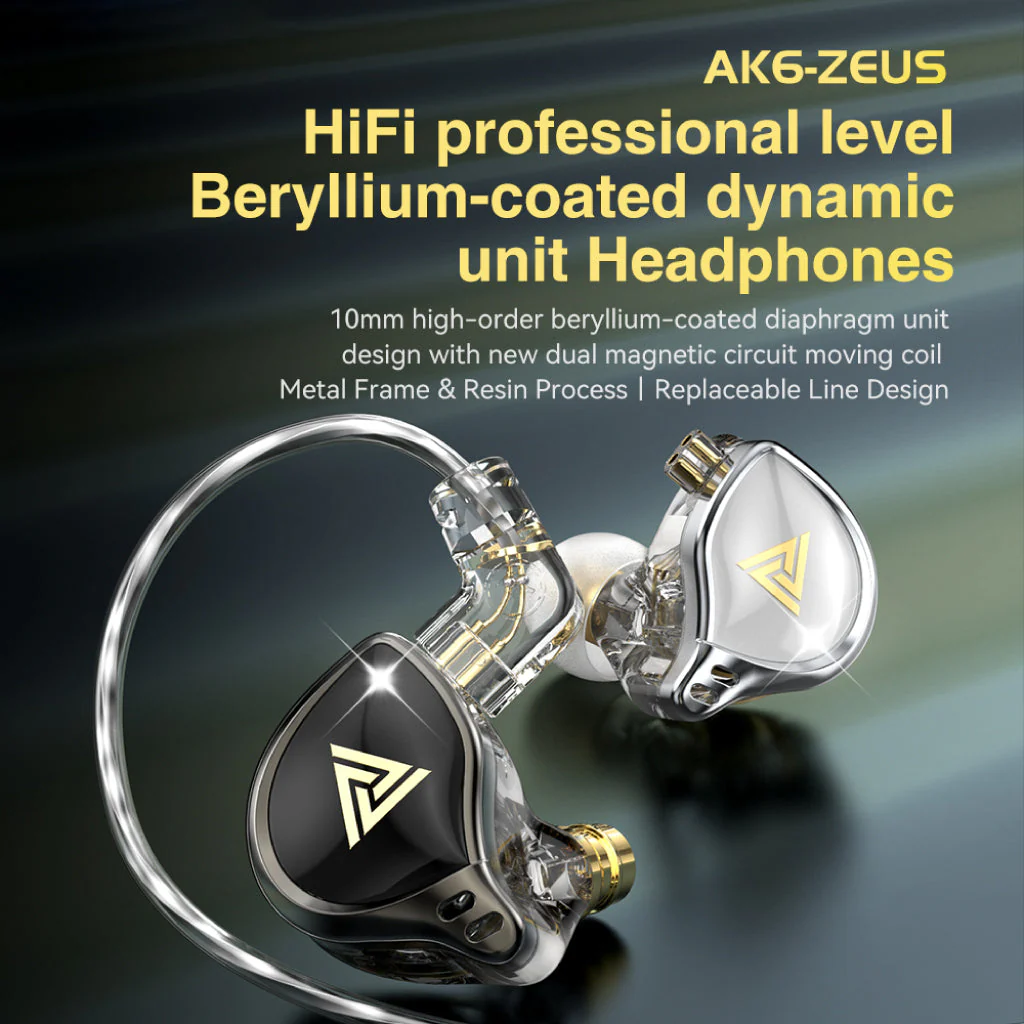 QKZ - AK6 Zeus Wired IEM - Image 6
