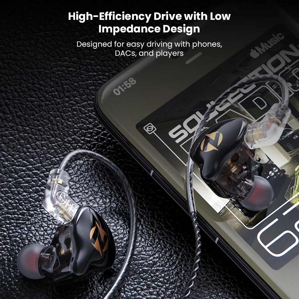 QKZ- AK9 Pro 11mm Dynamic Driver In-Ear Monitor - Image 7
