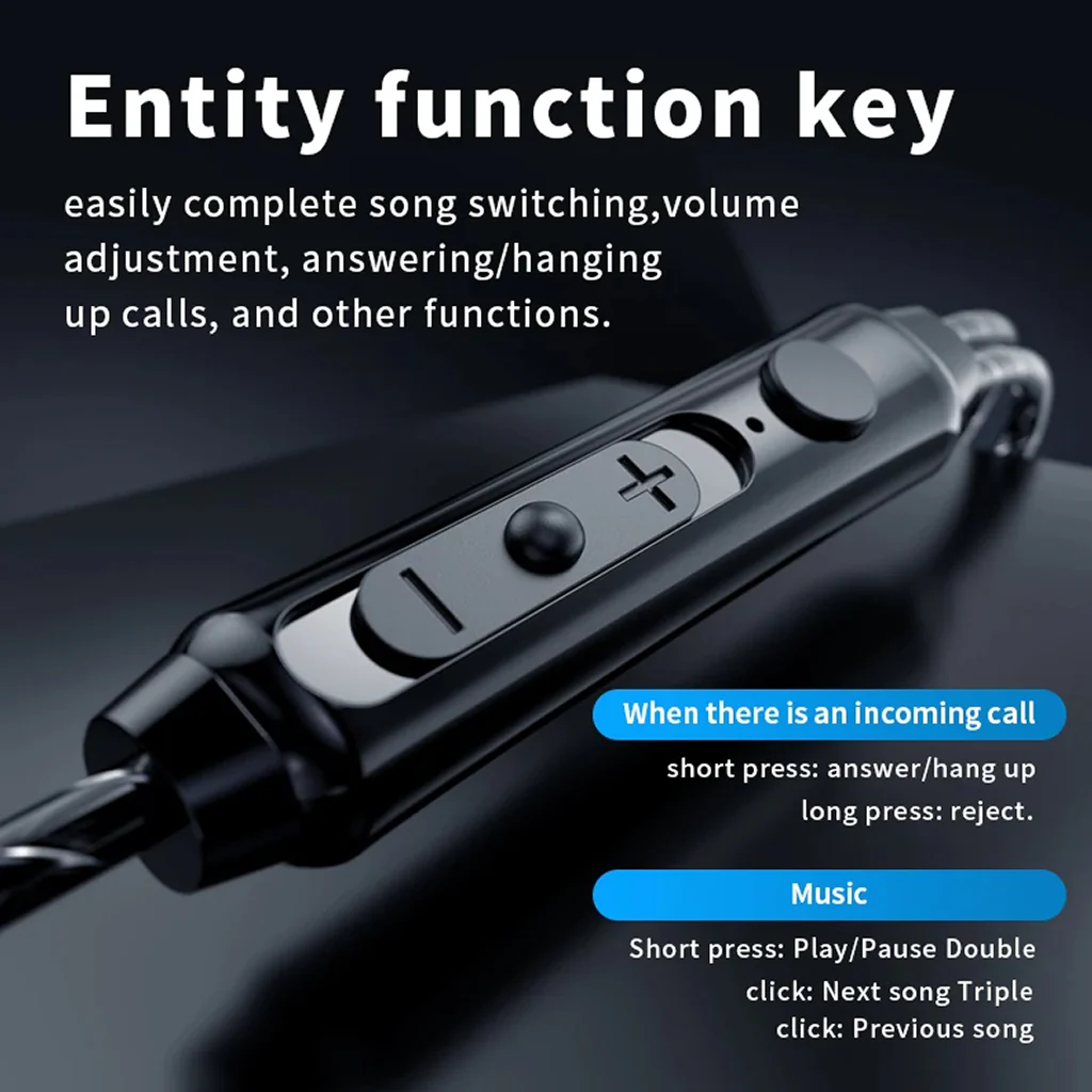 QKZ - Hi6T 11mm Dynamic Driver Unit Stereo IEM with Mic - Image 2