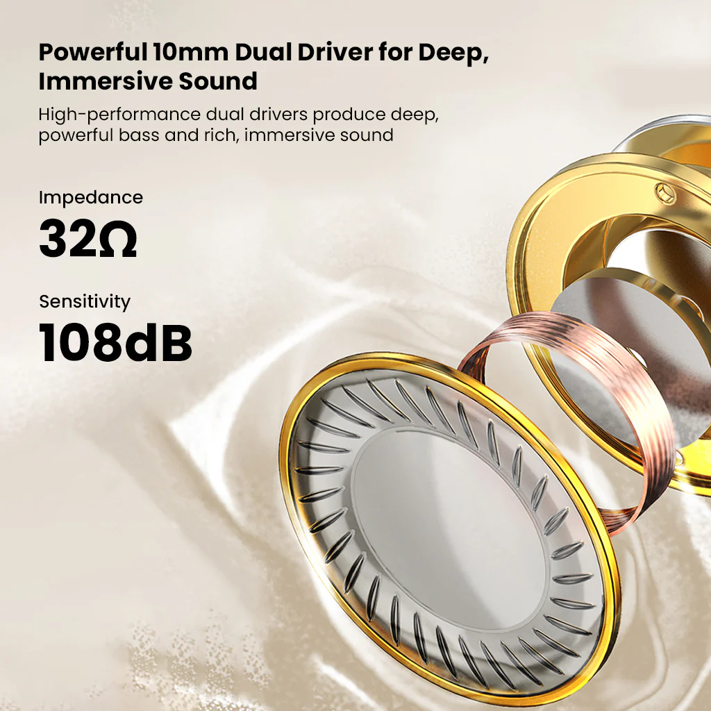 QKZ - Kaiser 10mm Dual Dynamic Driver HiFi In-Ear Monitor Earphones - Image 5
