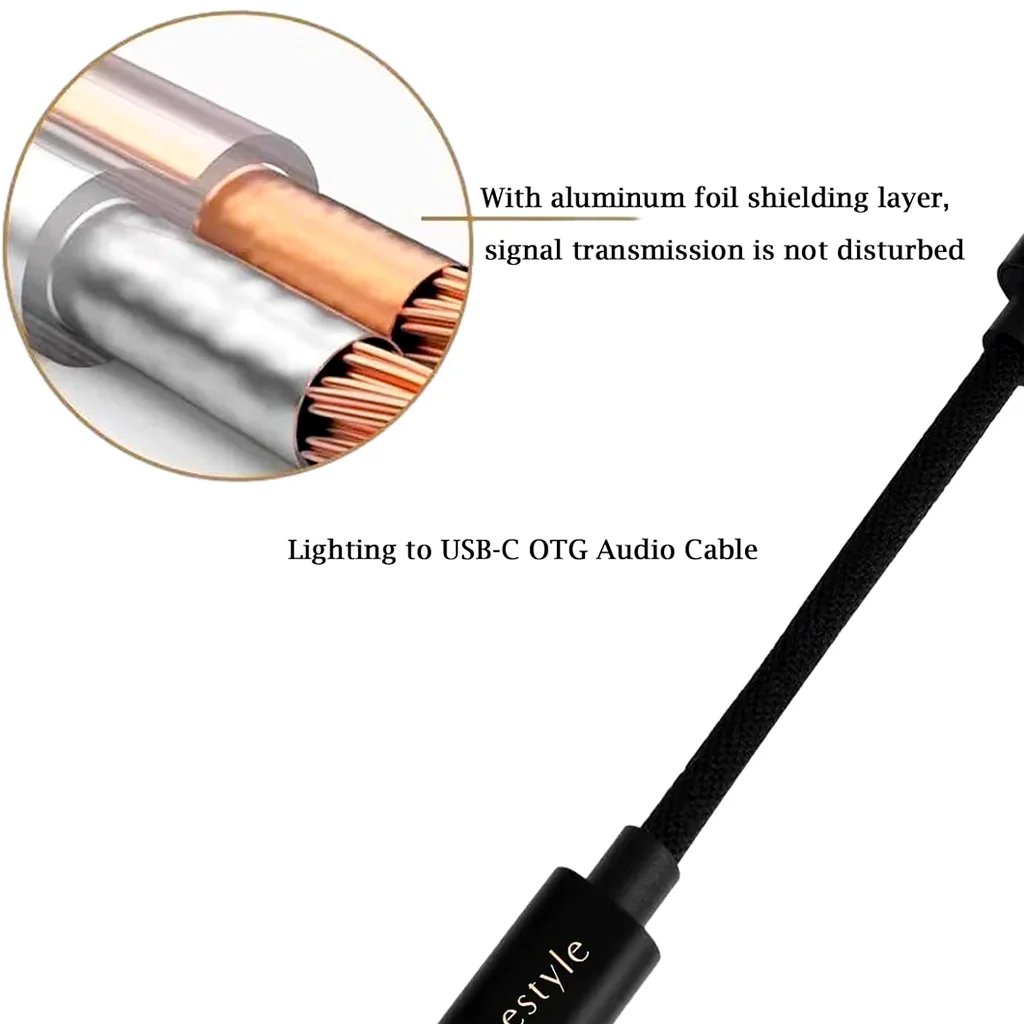 Questyle - LTC02 Type-C to Lighting Audio OTG Cable for iphone - Image 4