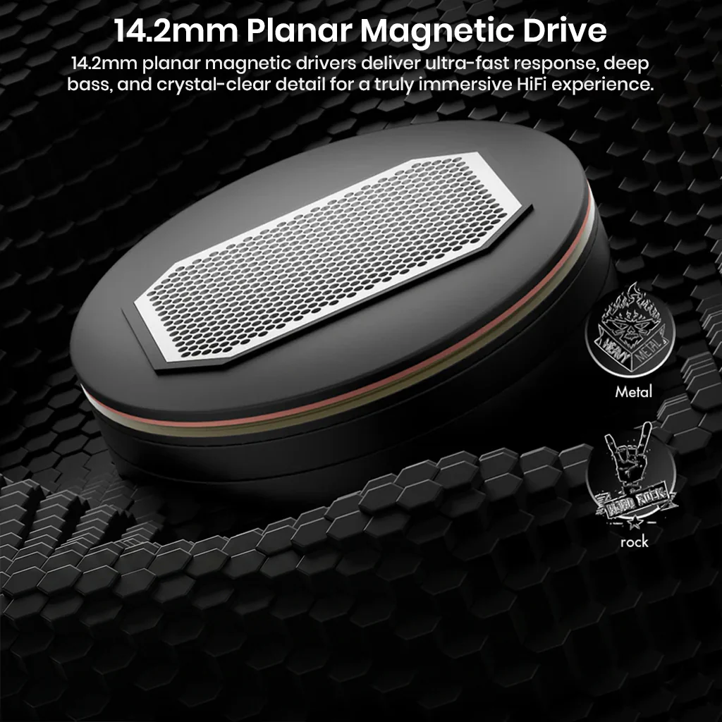 ROSESELSA x AAV CJ20 14.2mm Planar Magnetic Driver In-Ear Monitor - Image 12