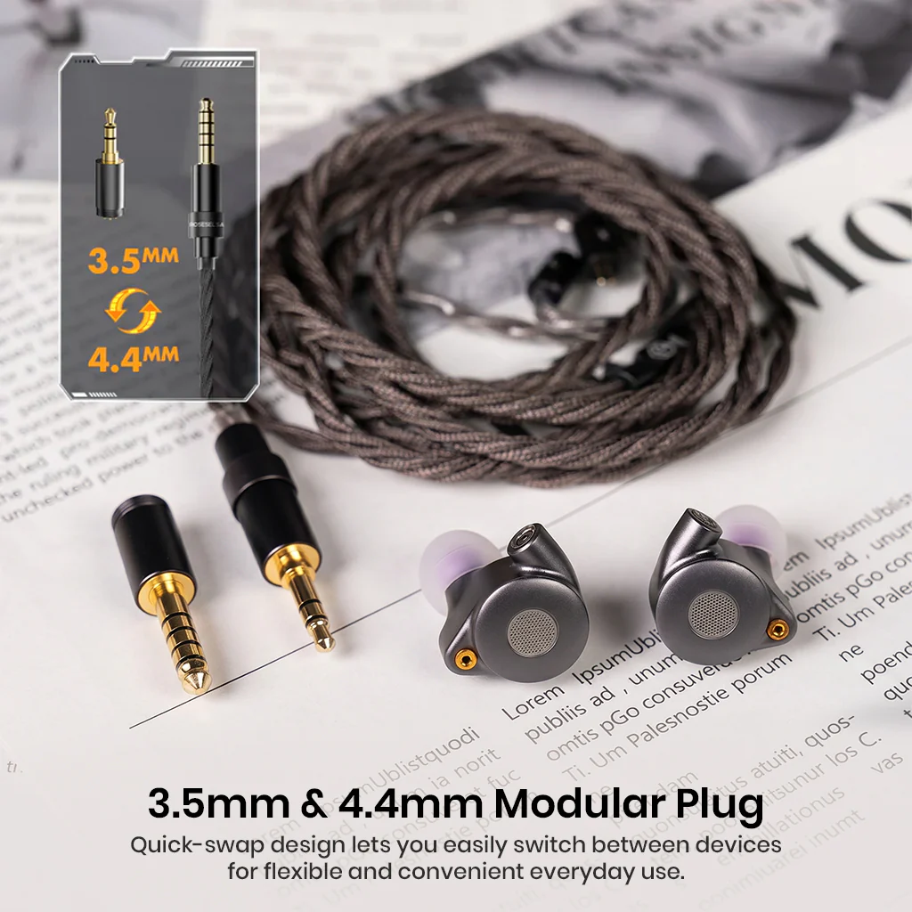 ROSESELSA x AAV CJ20 14.2mm Planar Magnetic Driver In-Ear Monitor - Image 4
