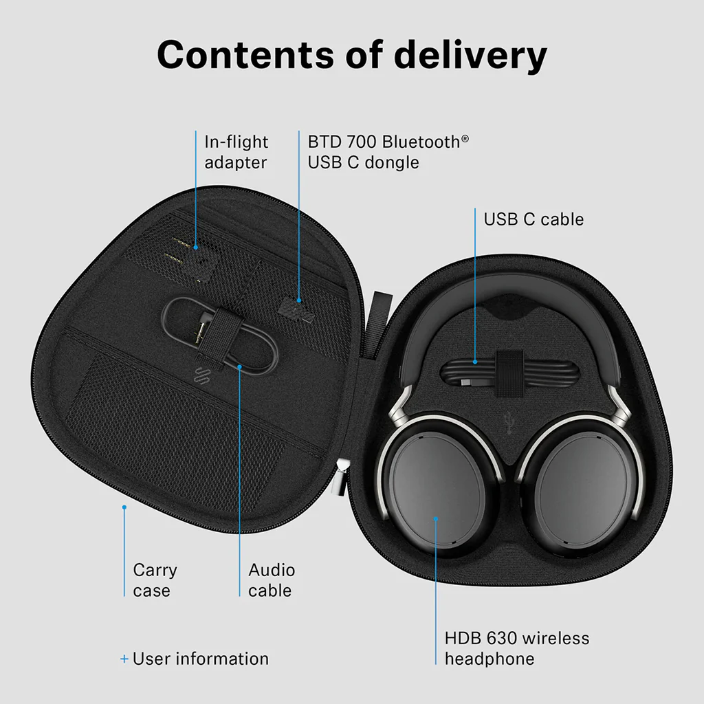 Sennheiser - HDB 630 Audiophile Grade ANC Wireless Headphones - Image 7