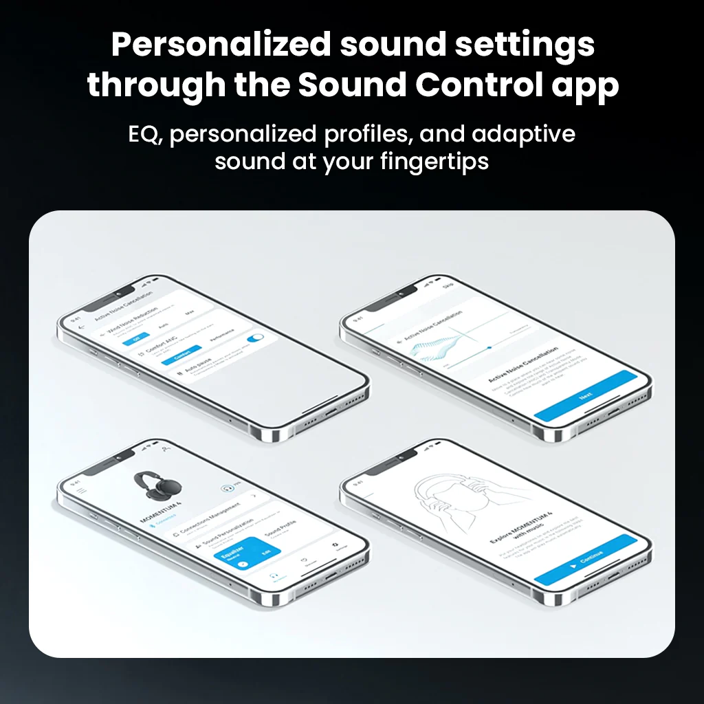 Sennheiser – Momentum 4 Wireless BT 5.2 Headphones - Image 9