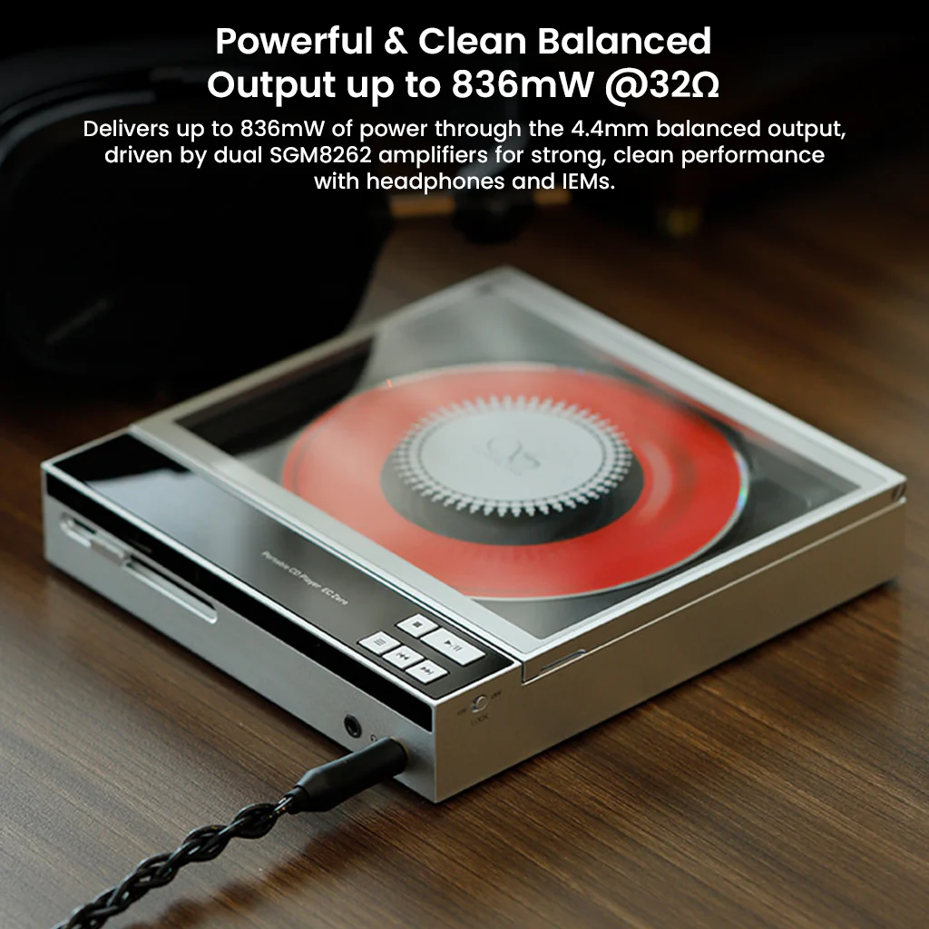 SHANLING – EC Zero AKM Portable HiFi CD Player & Ripper - Image 3