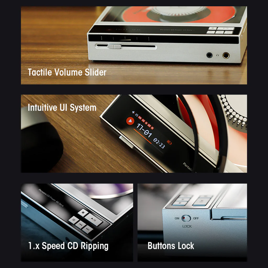 SHANLING – EC Zero AKM Portable HiFi CD Player & Ripper - Image 9