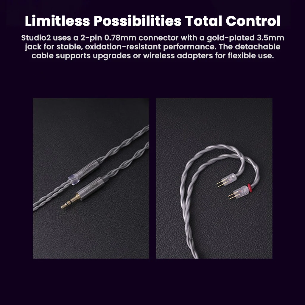 SOFTEARS - STUDIO 2 Dual BA Drivers Professional In-Ear Monitors - Image 7