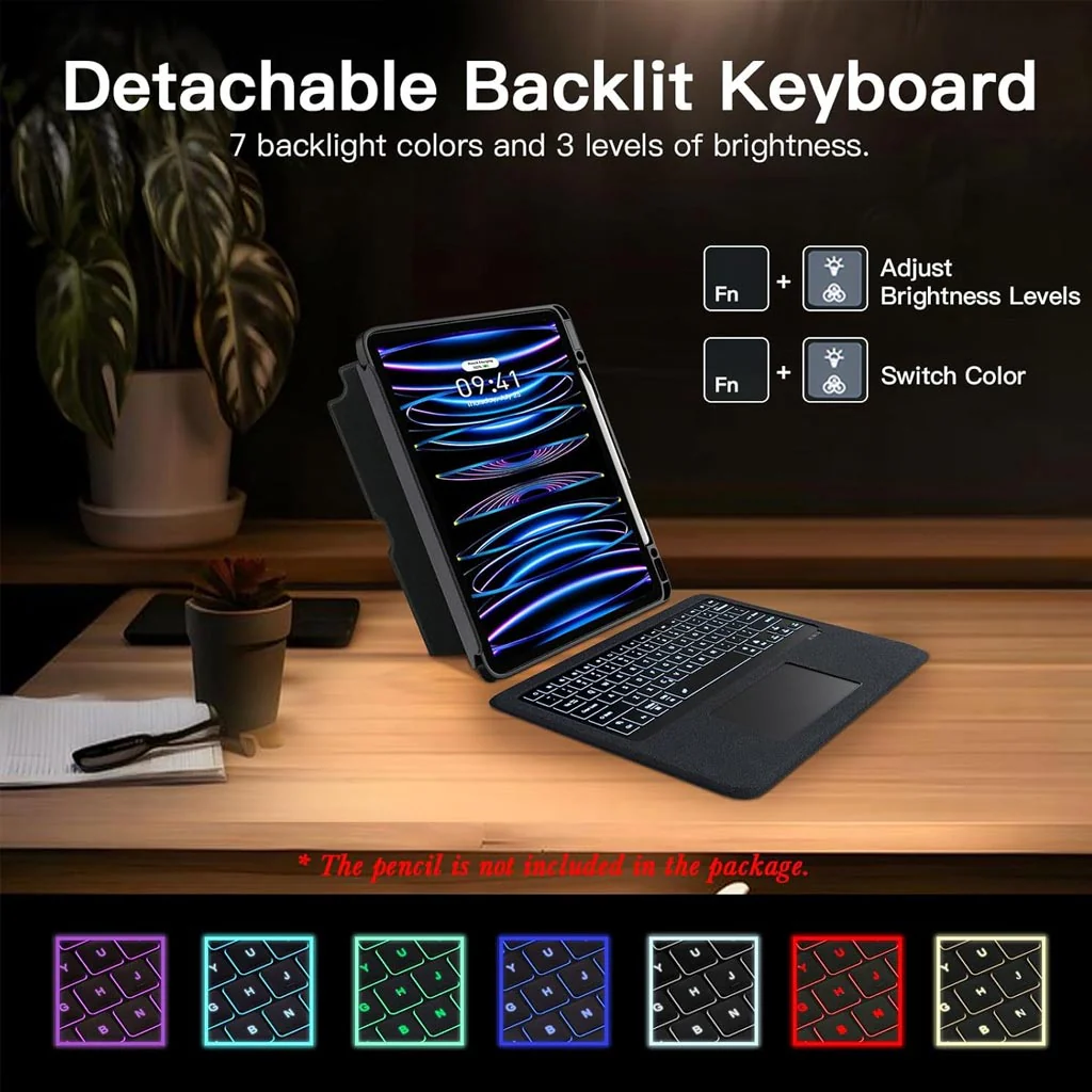 T5310D Keyboard Case for iPad Pro 13-inch M4 2024 - Image 6