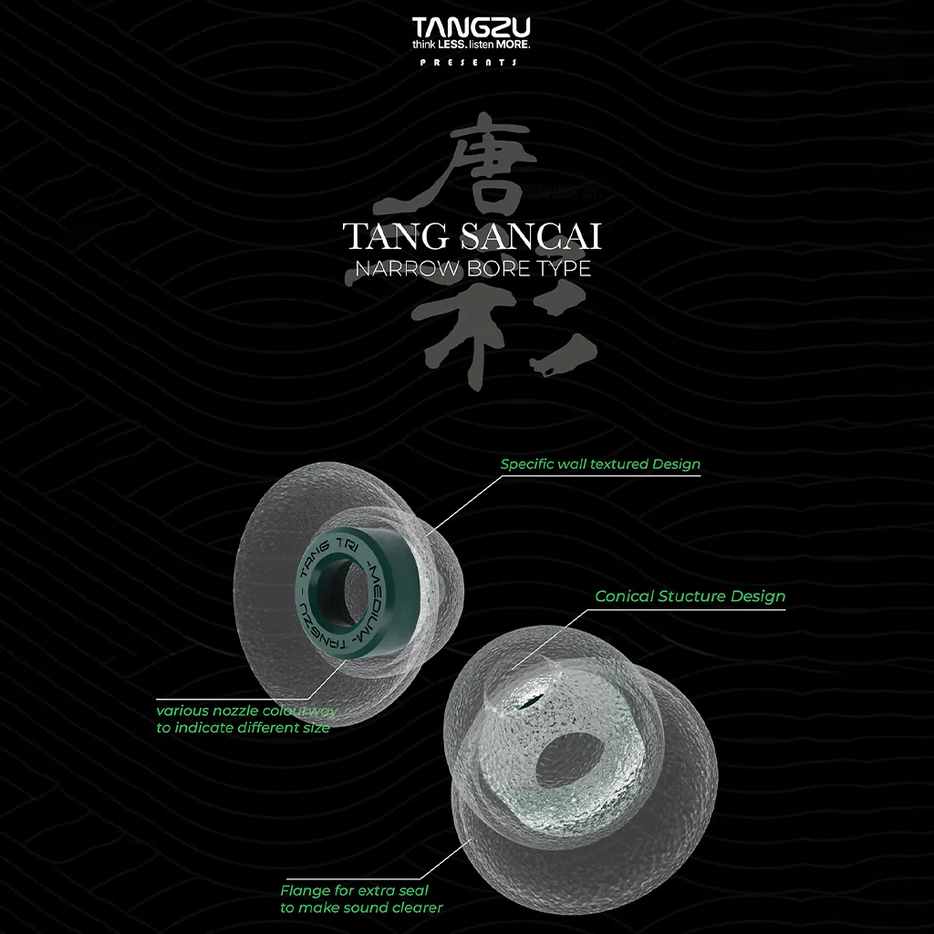 TANGZU - Tang Sancai Narrow Bore Eartips for IEM - Image 7