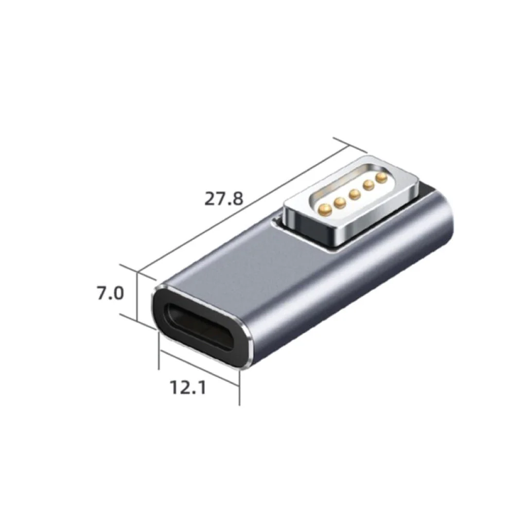 TECPHILE - 100W Female Type-C to Laptop Adapter for MacBook - Image 9