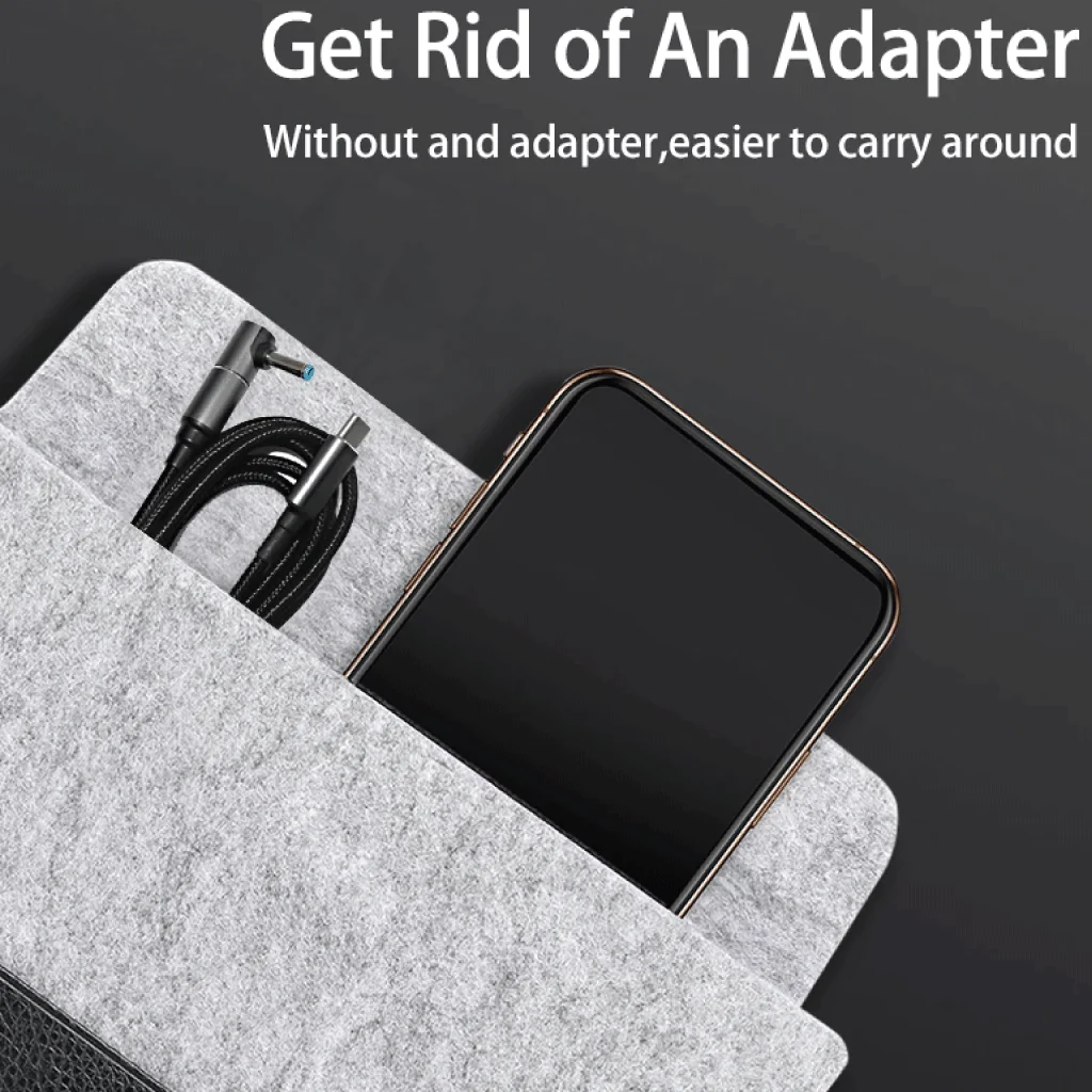 TECPHILE - 100W Magnetic Charging Cable with Adapter for Dell Laptop - Image 21