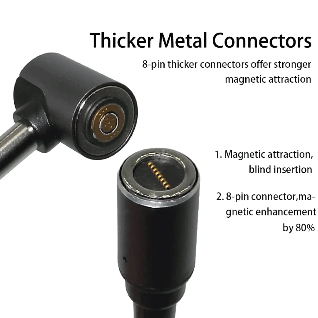 TECPHILE - 100W Magnetic Charging Cable with Adapter for HP Laptop - Image 11