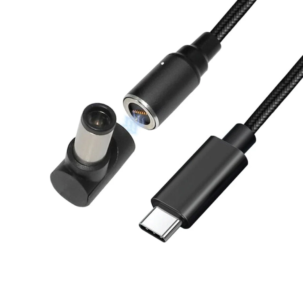 TECPHILE - 100W Magnetic Charging Cable with Adapter for HP Laptop - Image 8