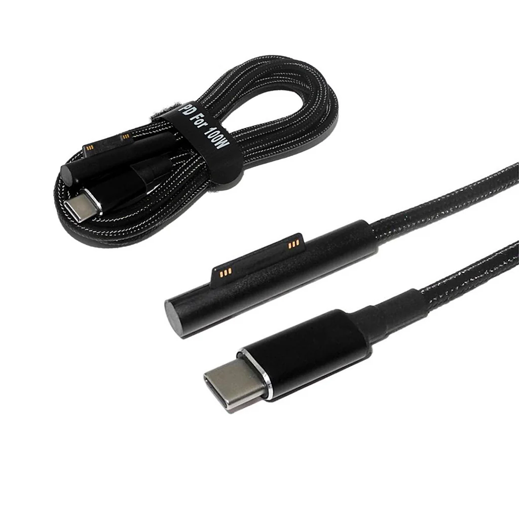 TECPHILE 100W Magnetic Fast USB C Charging PD Cable for Microsoft
