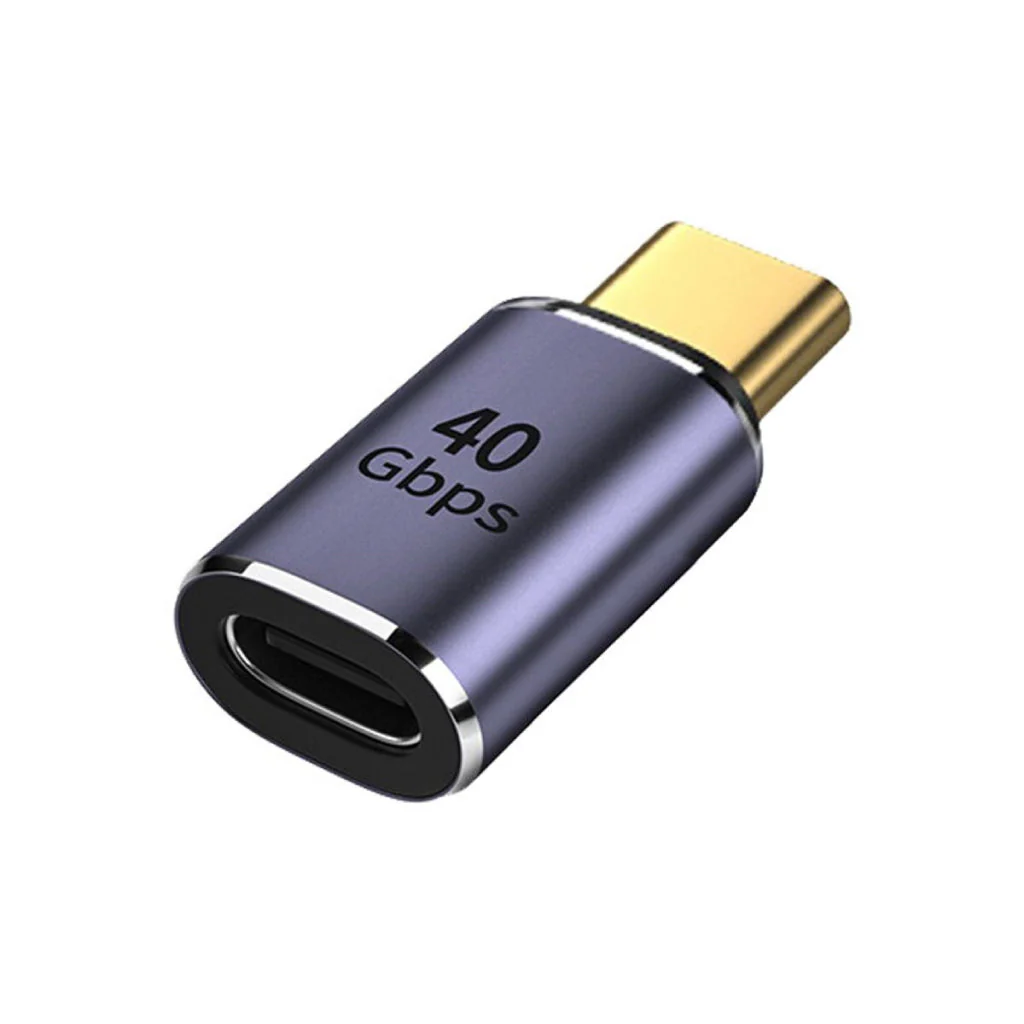 TECPHILE - 100W Type C Female to Type C Male Magnetic Adapter