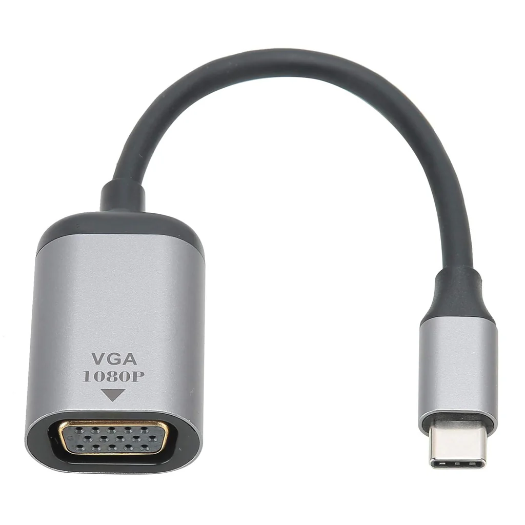 TECPHILE 1080p VGA to Type-C Convertor