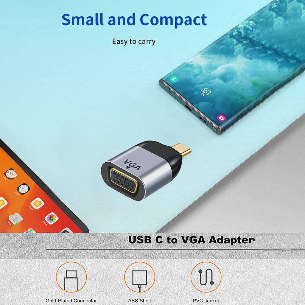 TECPHILE 1080p VGA to Type-C Convertor - Image 5