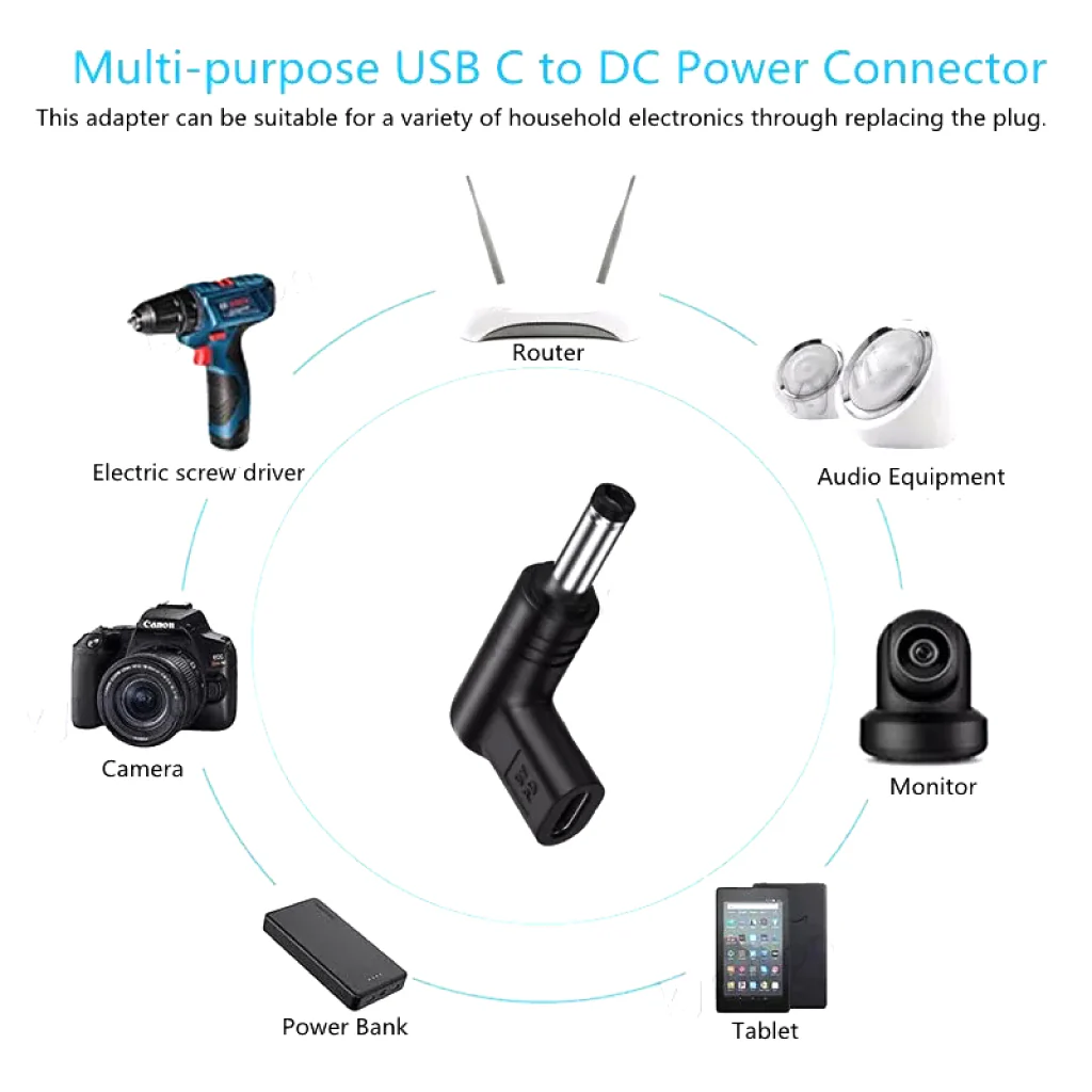 TECPHILE - 12V USB C PD to DC Charging Converter - Image 32