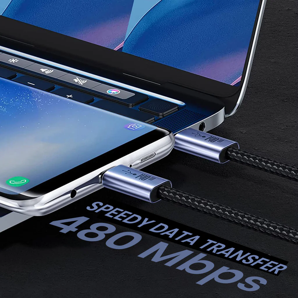 TECPHILE 140W Type-C to Type-C PD Fast Charging Cable - Image 6