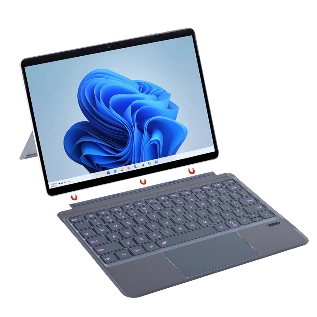 TECPHILE 2087D Wireless Keyboard for Surface Go/Go2/Go3 - Image 3